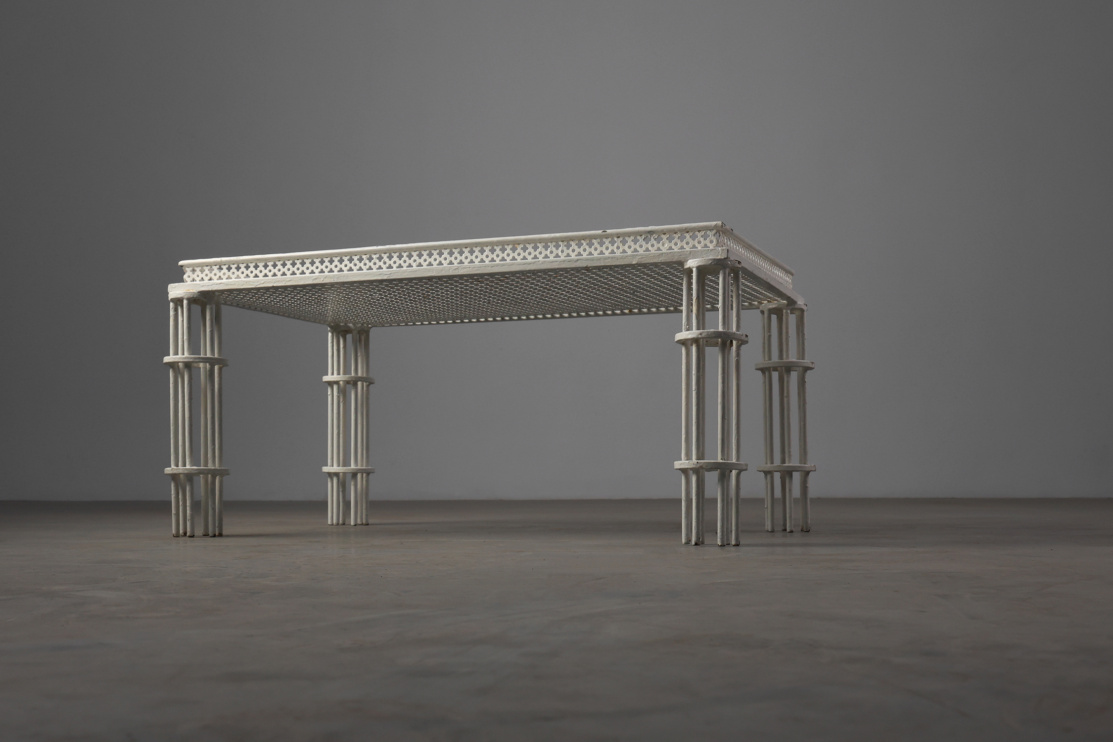 Mid-Century French Coffee Table by Mathieu Matégot, 1960thumbnail